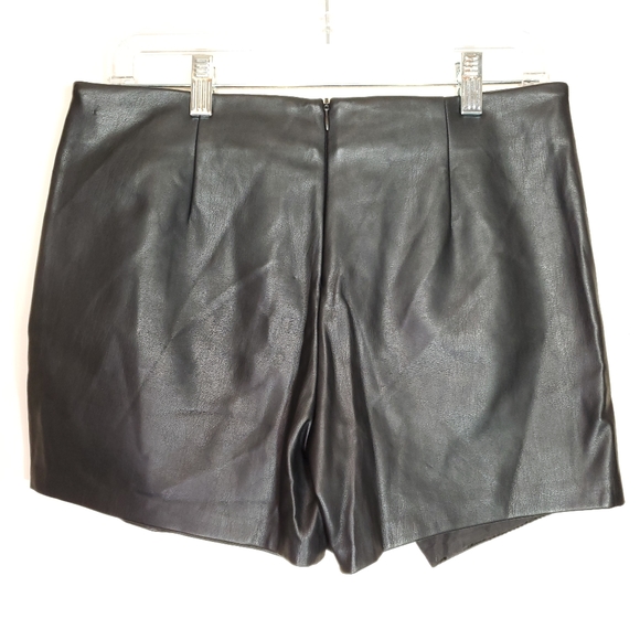 Zara Basic Faux Leather Shorts S - Picture 6 of 6